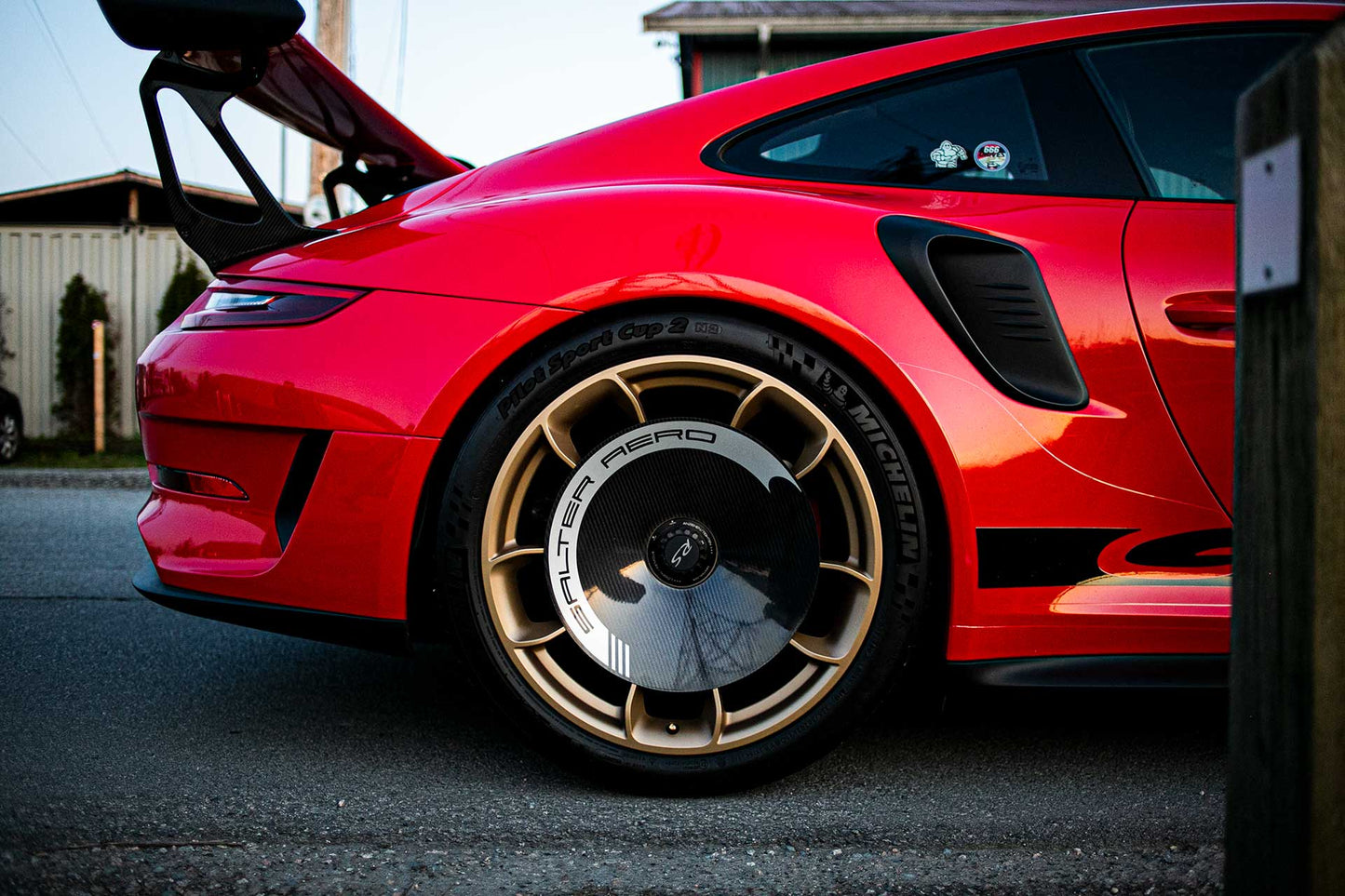Salter Aero │ CARBON FIBER AERO DISCS for Porsche 911 GT2 & GT3 RS(991)