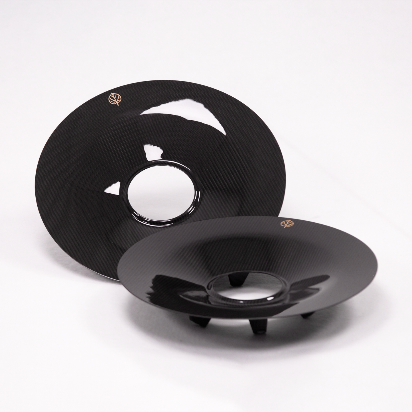 Gold Leaf │ CARBON FIBER AERO DISCS for Porsche 718 GT4 RS - Aluminum wheels