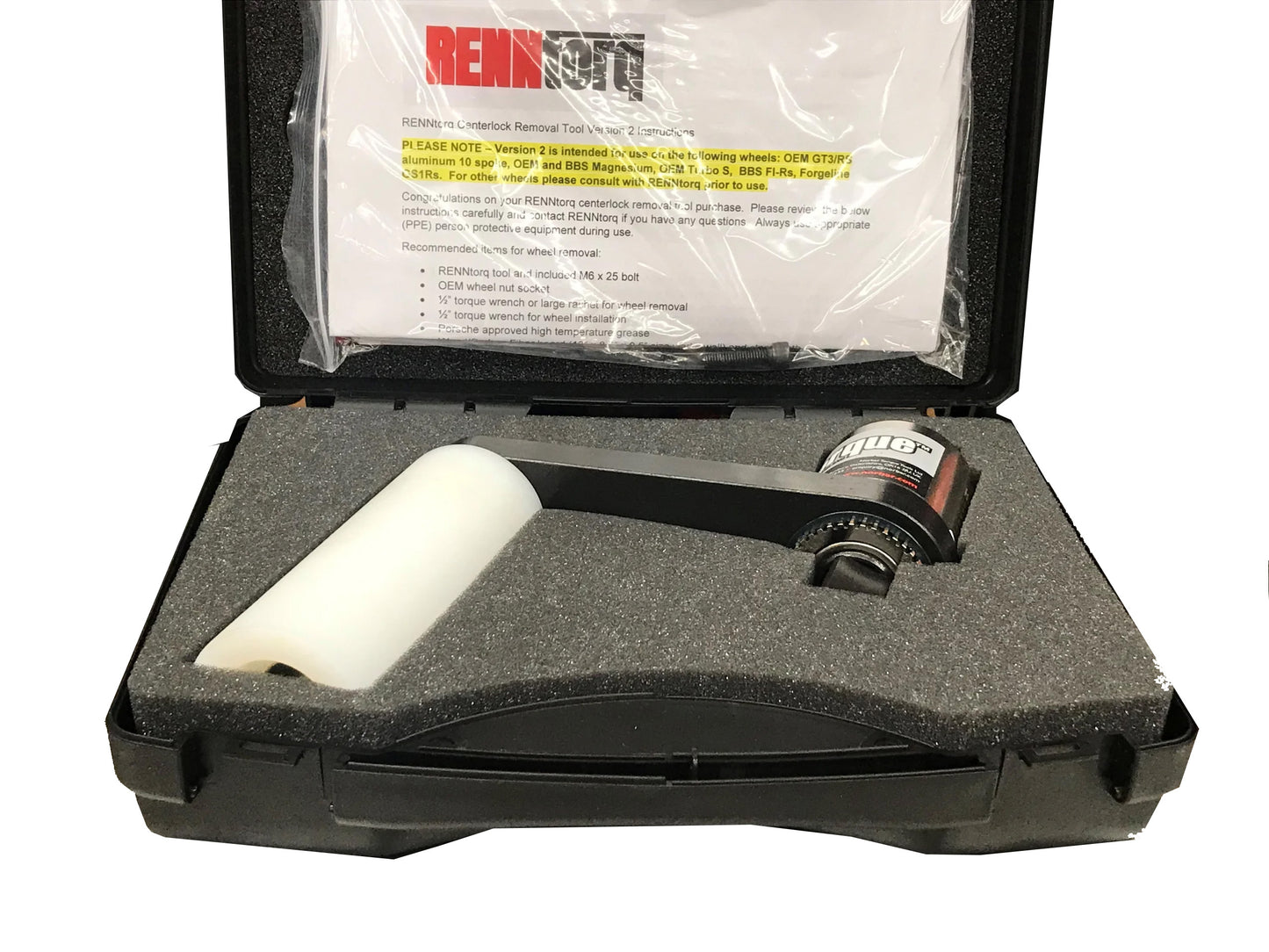 RENNtorq センターロックツール V2 for PORSCHE Center Lock Wheel.