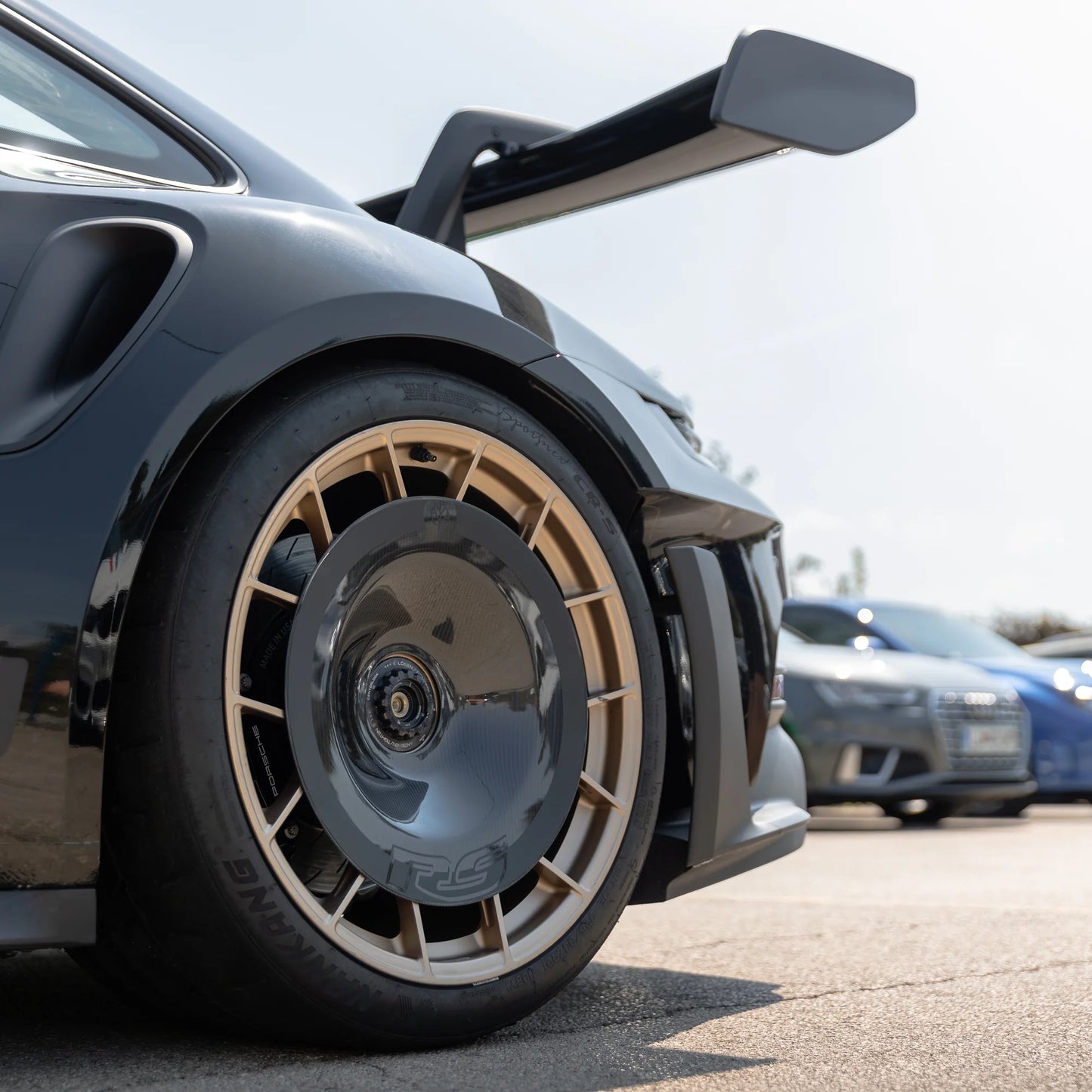 Gold Leaf │ CARBON FIBER AERO DISCS for Porsche 911 GT3 RS (992.2) - MAG wheels