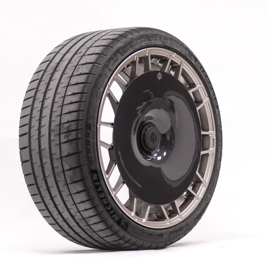 Gold Leaf │ CARBON FIBER AERO DISCS EVO for  BMW M3 & M4 (G80, G81, G82, G83) M wheels