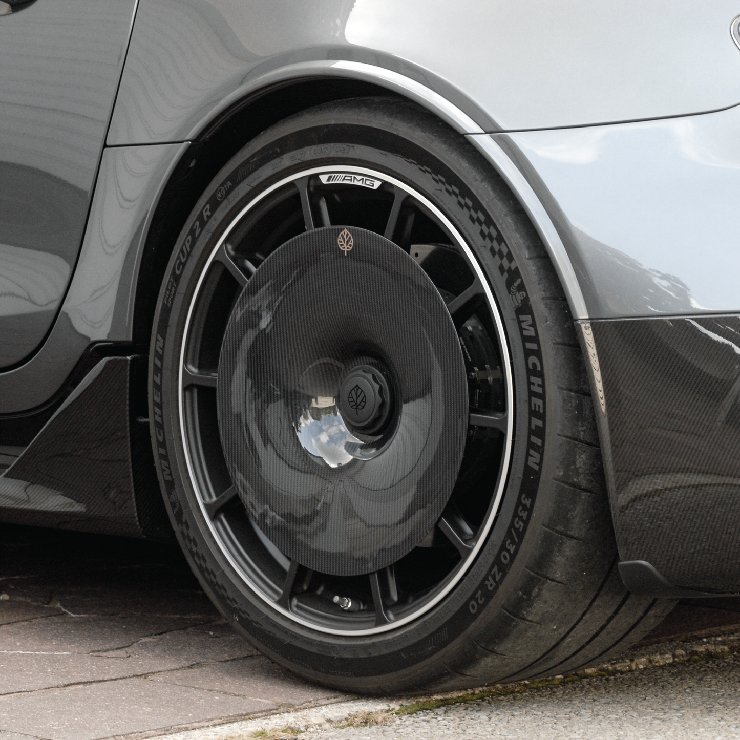 Gold Leaf │ CARBON FIBER AERO DISCS EVO for  Mercedes AMG GT Black Series