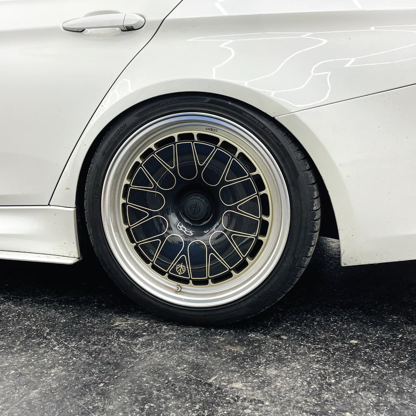 Gold Leaf │ CARBON FIBER AERO DISCS EVO for Center Lock wheels by TAILOR made
