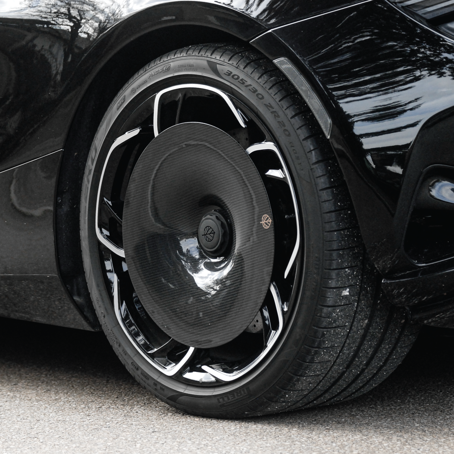 Gold Leaf │ CARBON FIBER AERO DISCS EVO for McLaren 750S