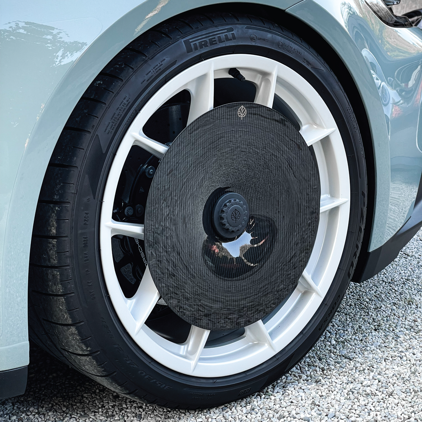 Gold Leaf │ CARBON FIBER AERO DISCS for Porsche 911 ST (992.1) - MAG wheels