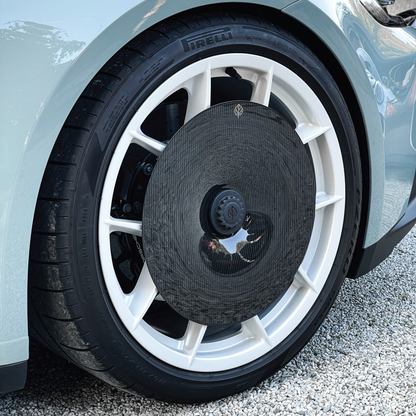 Gold Leaf │ CARBON FIBER AERO DISCS for Porsche 911 ST (992.1) - MAG wheels