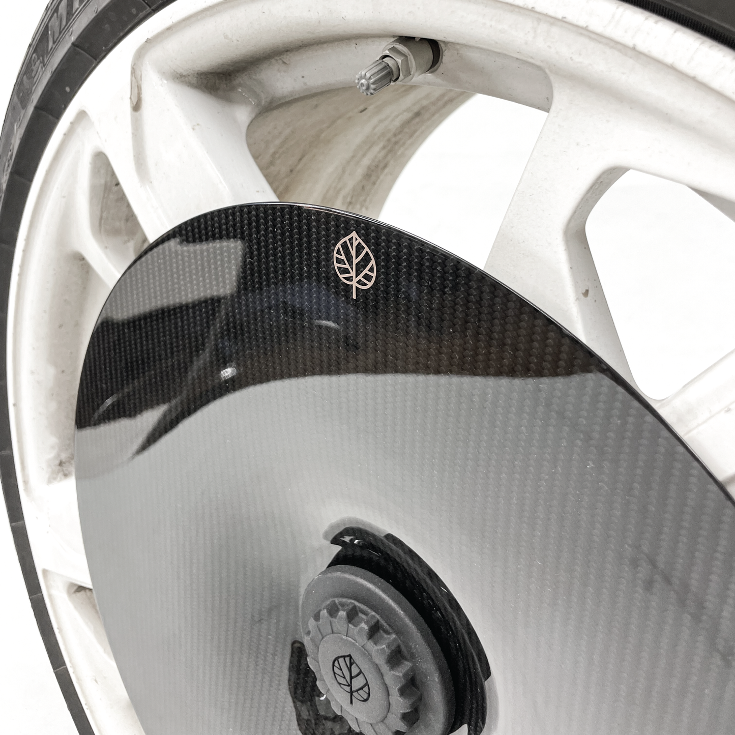 Gold Leaf │ CARBON FIBER AERO DISCS EVO for Porsche Taycan Cross Turismo - Aluminum wheels