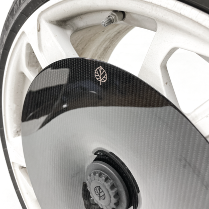 Gold Leaf │ CARBON FIBER AERO DISCS EVO for Porsche Taycan Cross Turismo - Aluminum wheels