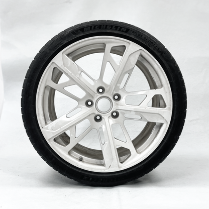 Gold Leaf │ CARBON FIBER AERO DISCS EVO for Porsche Taycan Cross Turismo - Aluminum wheels