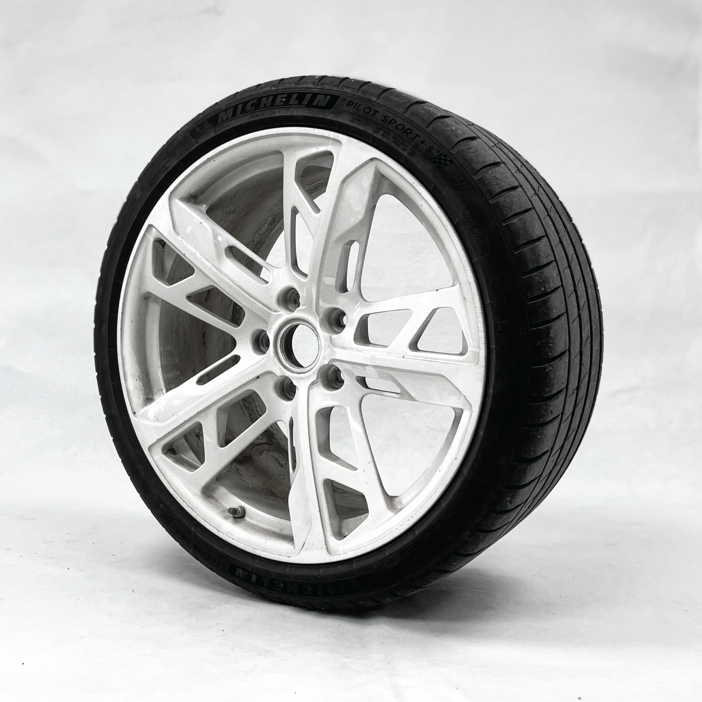 Gold Leaf │ CARBON FIBER AERO DISCS EVO for Porsche Taycan Cross Turismo - Aluminum wheels