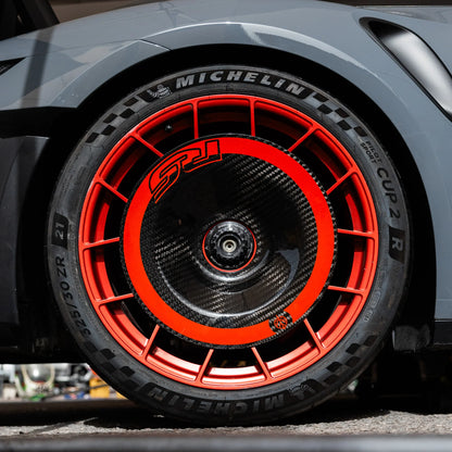 Gold Leaf │ CARBON FIBER AERO DISCS for Porsche 911 GT3 RS (992) - MAG wheels